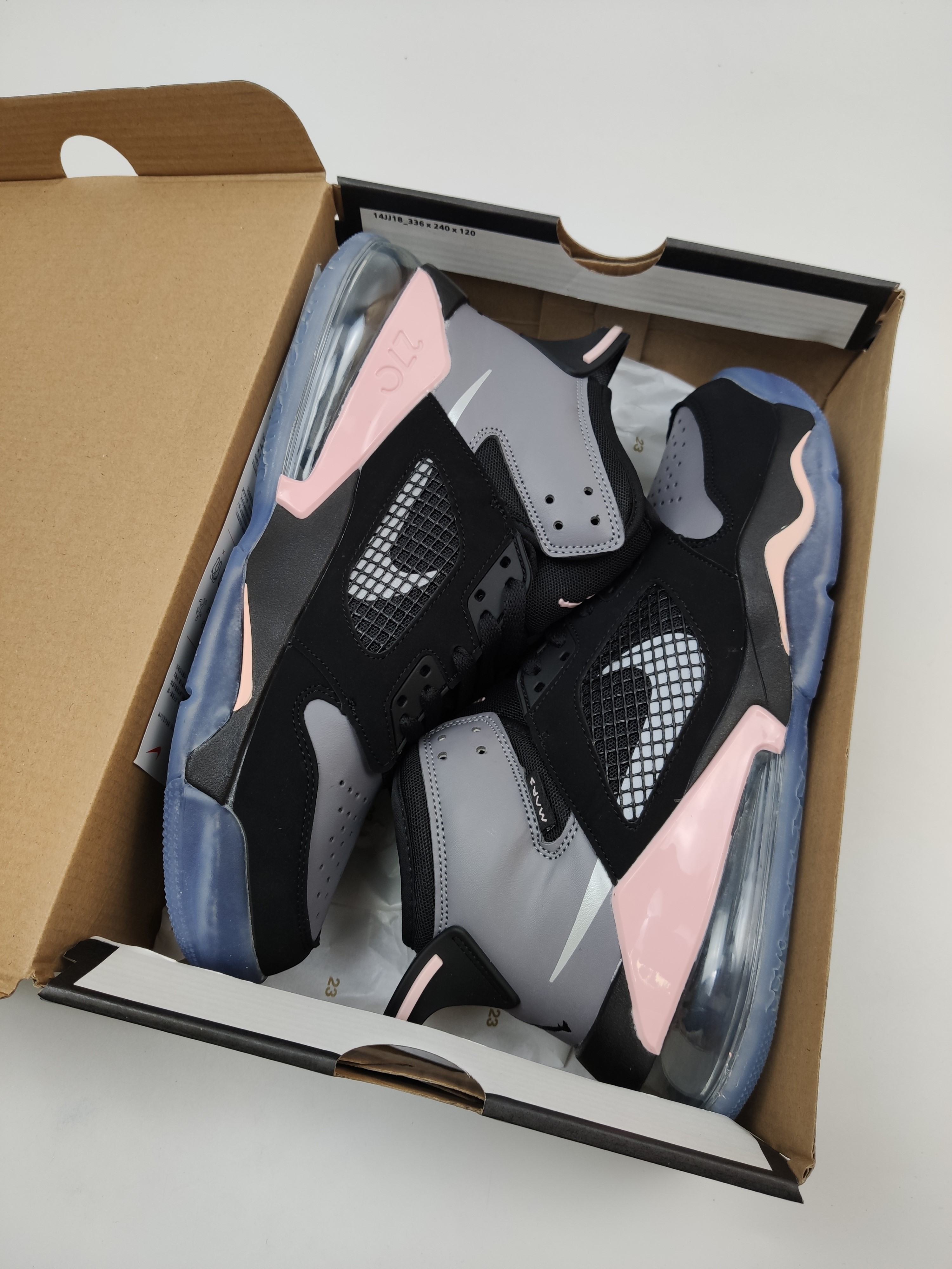 Air Jordan Mars x270 Grey Black Pink Shoes - Click Image to Close